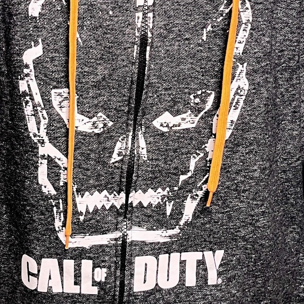 Call Of Duty Black Ops 3 III Jacket Hoodie Large Gray Mens Zip Xbox Play Station